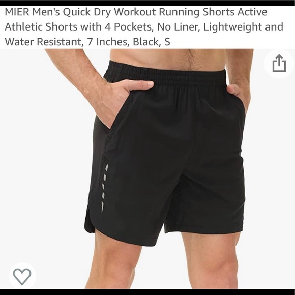 NWT Mens Workout Shorts - Picture 2 of 7